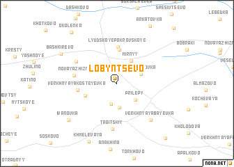 map of Lobyntsevo