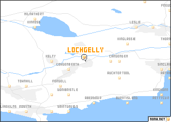 map of Lochgelly