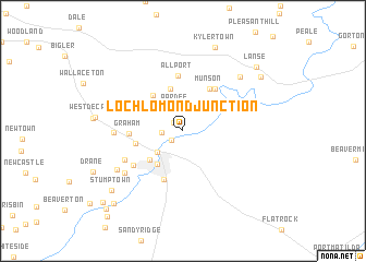 map of Loch Lomond Junction