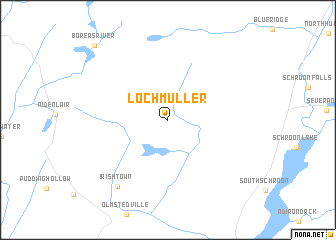 map of Loch Muller