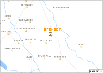 map of Lockhart