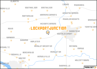 map of Lockport Junction