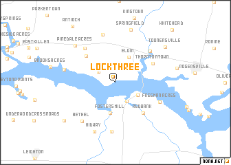 map of Lock Three