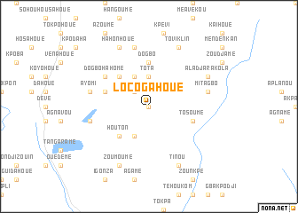map of Locogahoué