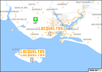 map of Locqueltas