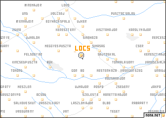map of Lócs