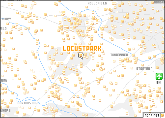 map of Locust Park