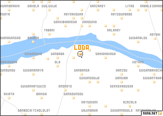 map of Loda
