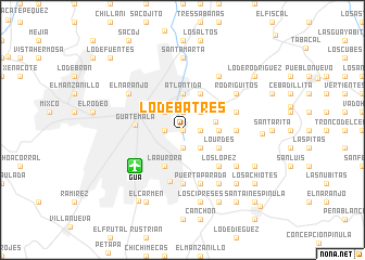 map of Lo de Batres