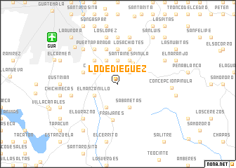 map of Lo de Diéguez