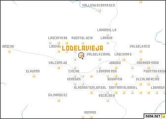 map of Lo de la Vieja