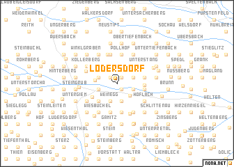 map of Lödersdorf