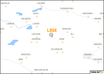 map of Lode