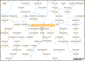 map of Lodgekonkrugu