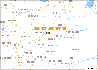 map of Lodha ka Jhonpara