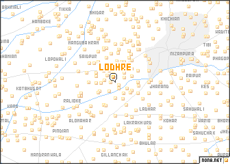 map of Lodhre