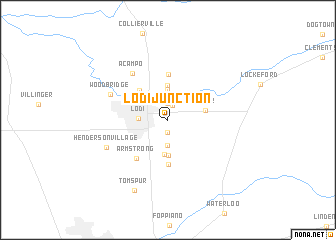 map of Lodi Junction