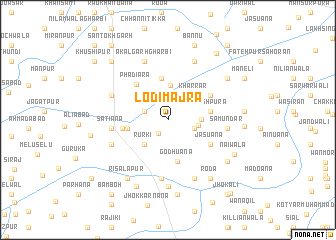 map of Lodi Mājra