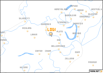 map of Lodi