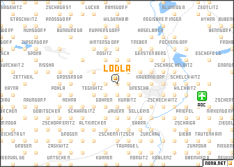 map of Lödla