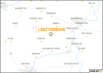 map of Lodzyanovka