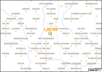 map of Lofiné