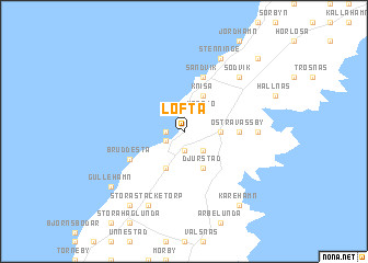 map of Lofta