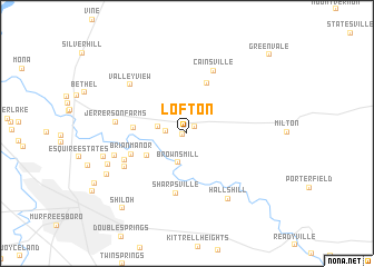 map of Lofton