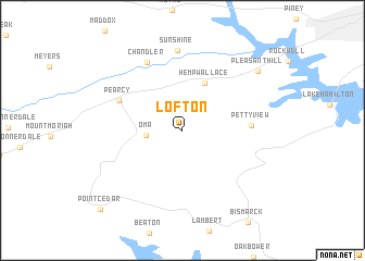 map of Lofton