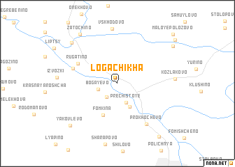 map of Logachikha