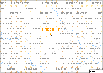 map of Logaillé