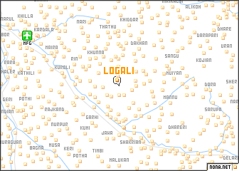 map of Logali