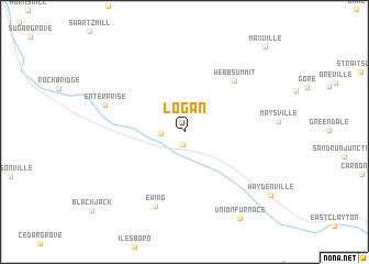 map of Logan