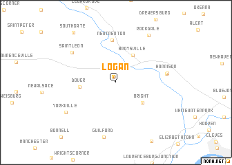 map of Logan