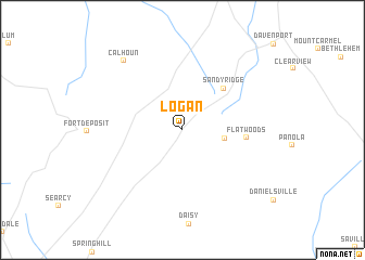 map of Logan