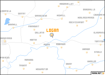 map of Logan