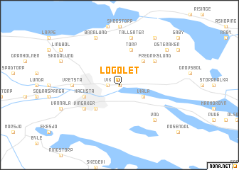 map of Logölet