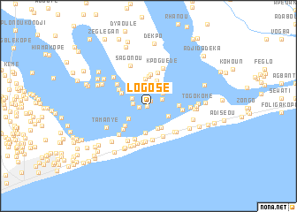 map of Logosé