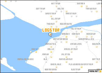 map of Løgstør