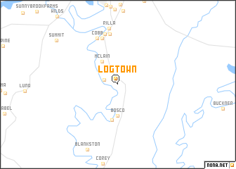 map of Logtown