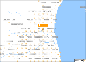 map of Lo-han