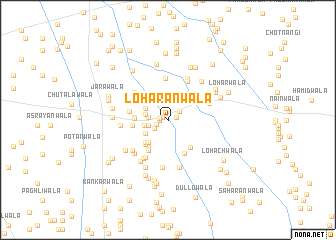 map of Lohārānwāla