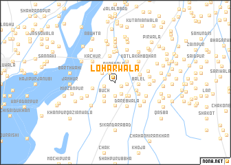 map of Lohārwāla