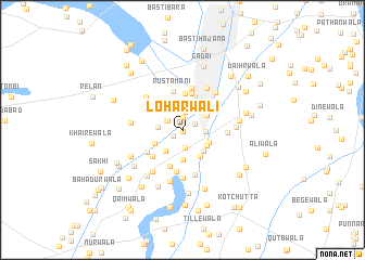 map of Lohār Wāli