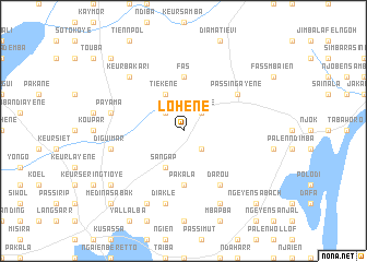 map of Lohène
