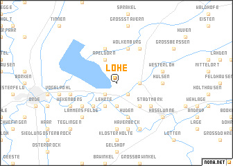 map of Lohe