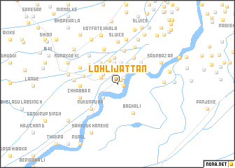 map of Lohli Jattān