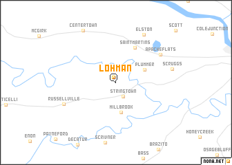 map of Lohman