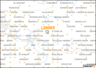 map of Lohmen