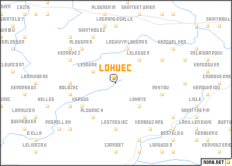 map of Lohuec